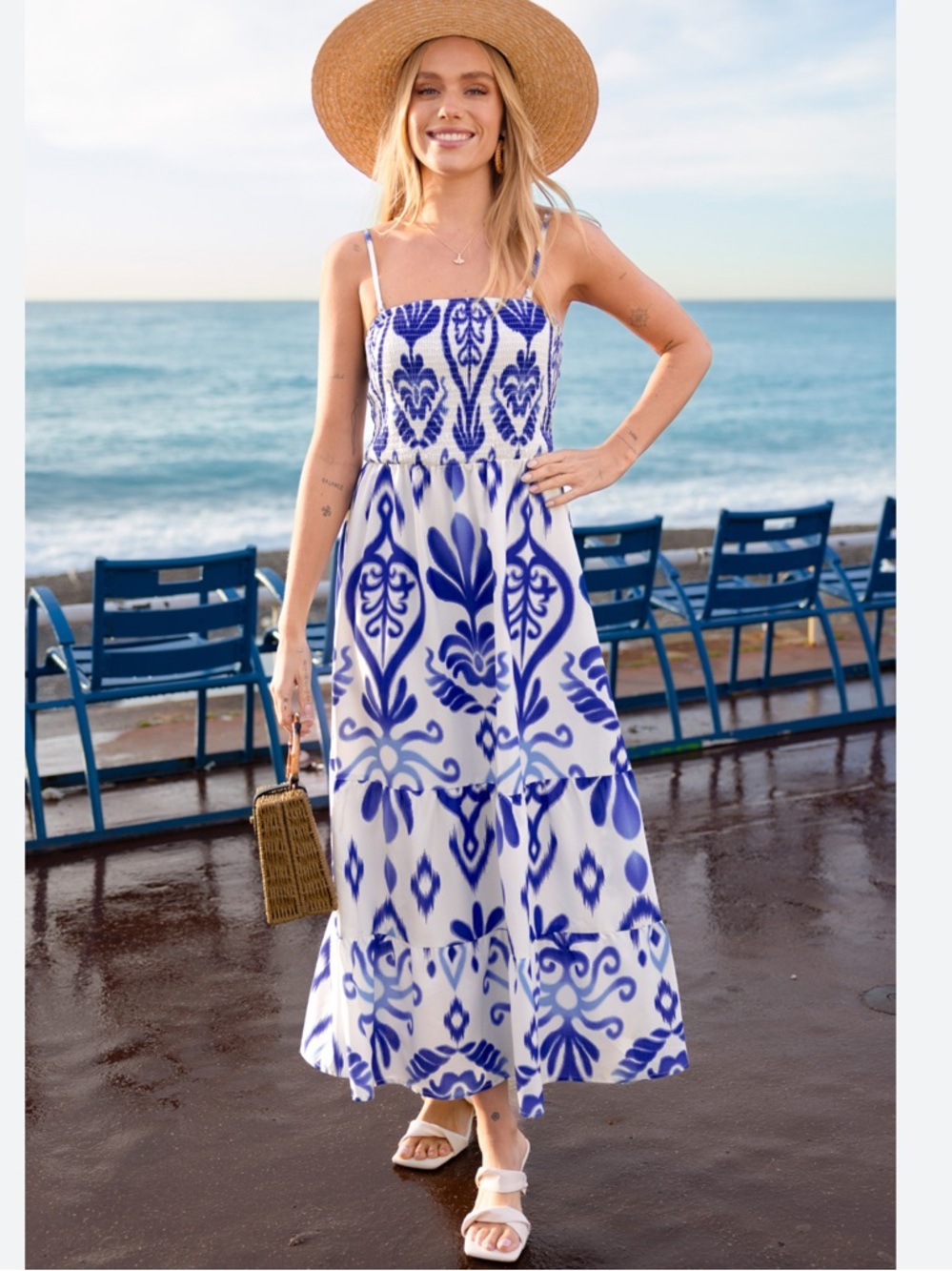 Cupshe Maxi Dress Flirty Fleur
